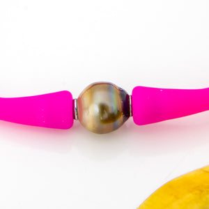 READY TO SHIP Unisex Civa Fiji Pearl Bracelet - Soft Stretch Rubber FJD$