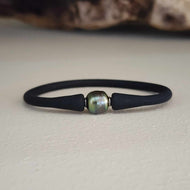 READY TO SHIP Unisex Civa Fiji Pearl Bracelet - Soft Stretch Rubber FJD$