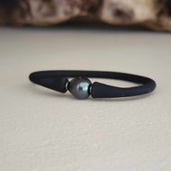 READY TO SHIP Unisex Civa Fiji Pearl Bracelet - Soft Stretch Rubber FJD$