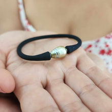 Load image into Gallery viewer, READY TO SHIP Unisex Civa Fiji Pearl Bracelet - Soft Stretch Rubber FJD$
