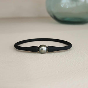 READY TO SHIP Unisex Civa Fiji Pearl Bracelet - Soft Stretch Rubber FJD$