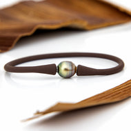 READY TO SHIP Unisex Civa Fiji Pearl Bracelet - Soft Stretch Rubber FJD$