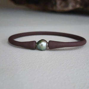 READY TO SHIP Unisex Civa Fiji Pearl Bracelet - Soft Stretch Rubber FJD$