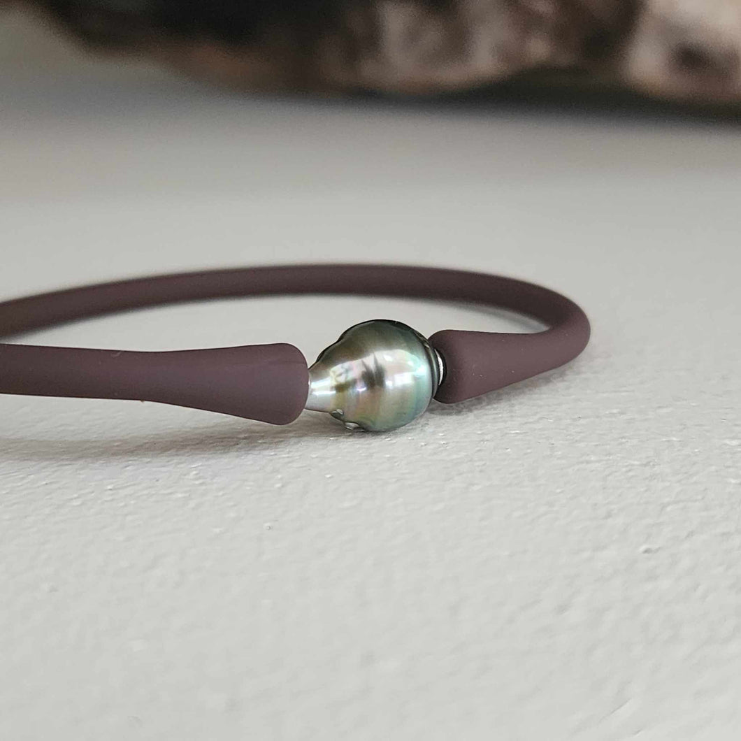 READY TO SHIP Unisex Civa Fiji Pearl Bracelet - Soft Stretch Rubber FJD$