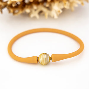 READY TO SHIP Unisex Civa Fiji Pearl Bracelet - Soft Stretch Rubber FJD$
