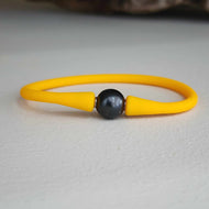 READY TO SHIP Unisex Civa Fiji Pearl Bracelet - Soft Stretch Rubber FJD$