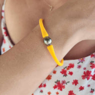 READY TO SHIP Unisex Civa Fiji Pearl Bracelet - Soft Stretch Rubber FJD$