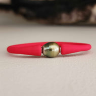 READY TO SHIP Unisex Civa Fiji Pearl Bracelet - Soft Stretch Rubber FJD$
