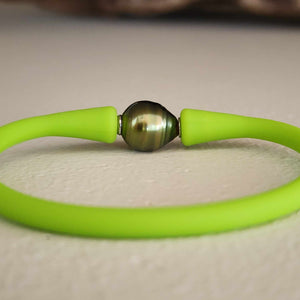 READY TO SHIP Unisex Civa Fiji Pearl Bracelet - Soft Stretch Rubber FJD$