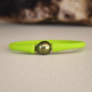 READY TO SHIP Unisex Civa Fiji Pearl Bracelet - Soft Stretch Rubber FJD$