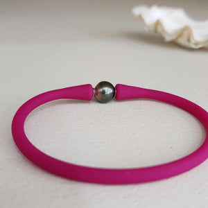 READY TO SHIP Unisex Civa Fiji Pearl Bracelet - Soft Stretch Rubber FJD$