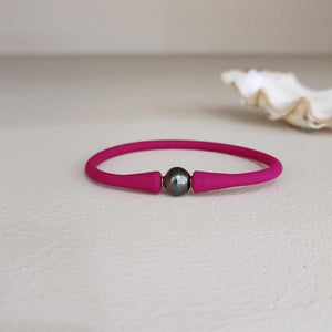 READY TO SHIP Unisex Civa Fiji Pearl Bracelet - Soft Stretch Rubber FJD$