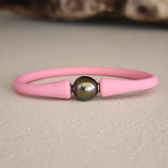 READY TO SHIP Unisex Civa Fiji Pearl Bracelet - Soft Stretch Rubber FJD$