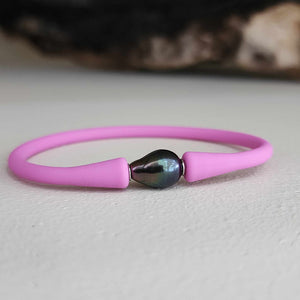 READY TO SHIP Unisex Civa Fiji Pearl Bracelet - Soft Stretch Rubber FJD$
