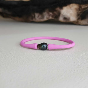 READY TO SHIP Unisex Civa Fiji Pearl Bracelet - Soft Stretch Rubber FJD$