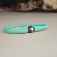 READY TO SHIP Unisex Civa Fiji Pearl Bracelet - Soft Stretch Rubber FJD$