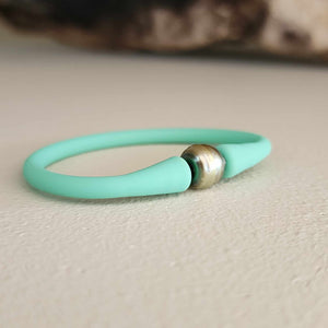 READY TO SHIP Unisex Civa Fiji Pearl Bracelet - Soft Stretch Rubber FJD$