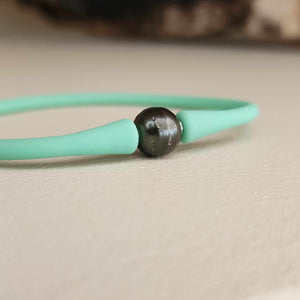 READY TO SHIP Unisex Civa Fiji Pearl Bracelet - Soft Stretch Rubber FJD$