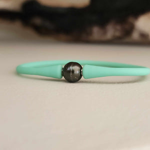 READY TO SHIP Unisex Civa Fiji Pearl Bracelet - Soft Stretch Rubber FJD$