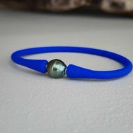 READY TO SHIP Unisex Civa Fiji Pearl Bracelet - Soft Stretch Rubber FJD$