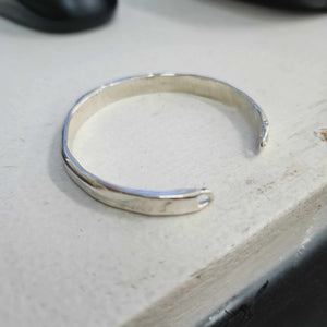 CONTACT US TO RECREATE THIS SOLD OUT STYLE Organic Cast Bracelet - 925 Sterling Silver FJD$