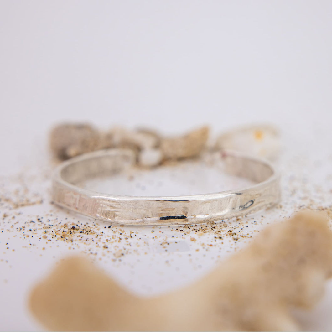 CONTACT US TO RECREATE THIS SOLD OUT STYLE Organic Cast Bracelet - 925 Sterling Silver FJD$