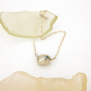 READY TO SHIP Fiji Saltwater Baroque Pearl Bracelet - 925 Sterling Silver FJD$