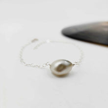Load image into Gallery viewer, READY TO SHIP Fiji Saltwater Baroque Pearl Bracelet - 925 Sterling Silver FJD$
