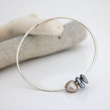 Load image into Gallery viewer, READY TO SHIP Civa Fiji Saltwater Pearl Bangle - 925 Sterling Silver FJD$

