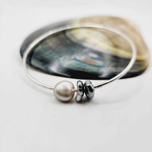 Load image into Gallery viewer, READY TO SHIP Civa Fiji Saltwater Pearl Bangle - 925 Sterling Silver FJD$
