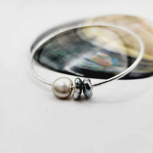 Load image into Gallery viewer, READY TO SHIP Civa Fiji Saltwater Pearl Bangle - 925 Sterling Silver FJD$
