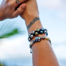 Load image into Gallery viewer, READY TO SHIP Civa Fiji Keshi &amp; Baroque Pearl Bracelet - 925 Sterling Silver FJD$
