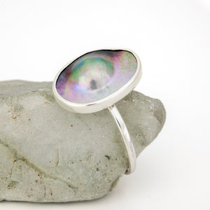 READY TO SHIP Fiji Mabe Pearl Cuff - 925 Sterling Silver FJD$