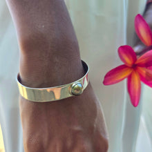 Load image into Gallery viewer, READY TO SHIP Fiji Pearl Bezel Set Cuff - 925 Sterling Silver FJD$
