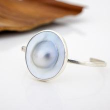 Load image into Gallery viewer, READY TO SHIP Fiji Mabe Pearl Cuff - 925 Sterling Silver FJD$
