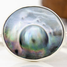 Load image into Gallery viewer, READY TO SHIP Fiji Mabe Pearl Cuff - 925 Sterling Silver FJD$
