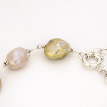 Load image into Gallery viewer, READY TO SHIP Civa Fiji Keshi Pearl Bracelet - 925 Sterling Silver FJD$
