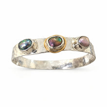 Load image into Gallery viewer, Freshwater Pearl Bangle - 925 Sterling Silver FJD$
