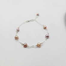 Load image into Gallery viewer, READY TO SHIP Freshwater Pearl Bracelet - 925 Sterling Silver FJD$
