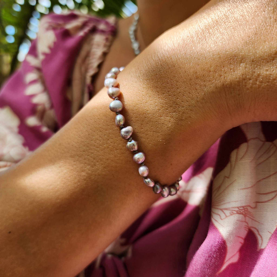 READY TO SHIP Freshwater Pearl Bracelet - 925 Sterling Silver FJD$