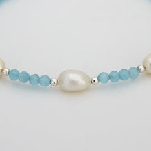 Load image into Gallery viewer, READY TO SHIP Freshwater Pearl &amp; Bead Bracelet - 925 Sterling Silver FJD$
