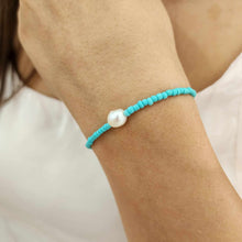 Load image into Gallery viewer, READY TO SHIP Freshwater Pearl &amp; Bead Bracelet - 925 Sterling Silver FJD$

