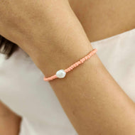 READY TO SHIP Freshwater Pearl & Bead Bracelet - 925 Sterling Silver FJD$