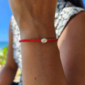 READY TO SHIP Freshwater Pearl & Bead Bracelet - 925 Sterling Silver FJD$