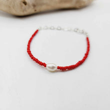 Load image into Gallery viewer, READY TO SHIP Freshwater Pearl &amp; Bead Bracelet - 925 Sterling Silver FJD$
