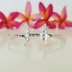 READY TO SHIP Frigate Bird Cuff Bracelet - 925 Sterling Silver FJD$