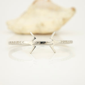 READY TO SHIP Frigate Bird Cuff Bracelet - 925 Sterling Silver FJD$