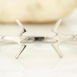 READY TO SHIP Frigate Bird Cuff Bracelet - 925 Sterling Silver FJD$