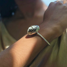 Load image into Gallery viewer, READY TO SHIP Bezel Set Shell Cuff - 925 Sterling Silver FJD$

