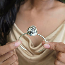 Load image into Gallery viewer, READY TO SHIP Bezel Set Shell Cuff - 925 Sterling Silver FJD$
